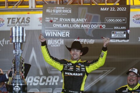 Blaney wins $1M NASCAR All-Star race after caution, net