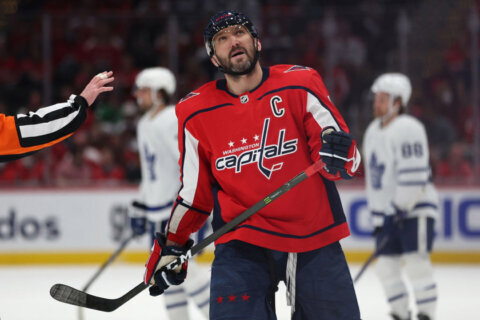 Capitals’ Ovechkin eyes a return for Game 1