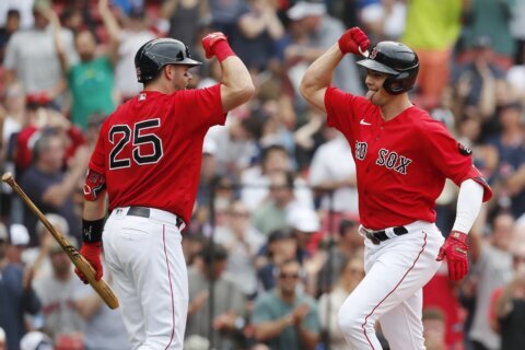 Eovaldi gets 1st career complete game; Red Sox-O’s split DH
