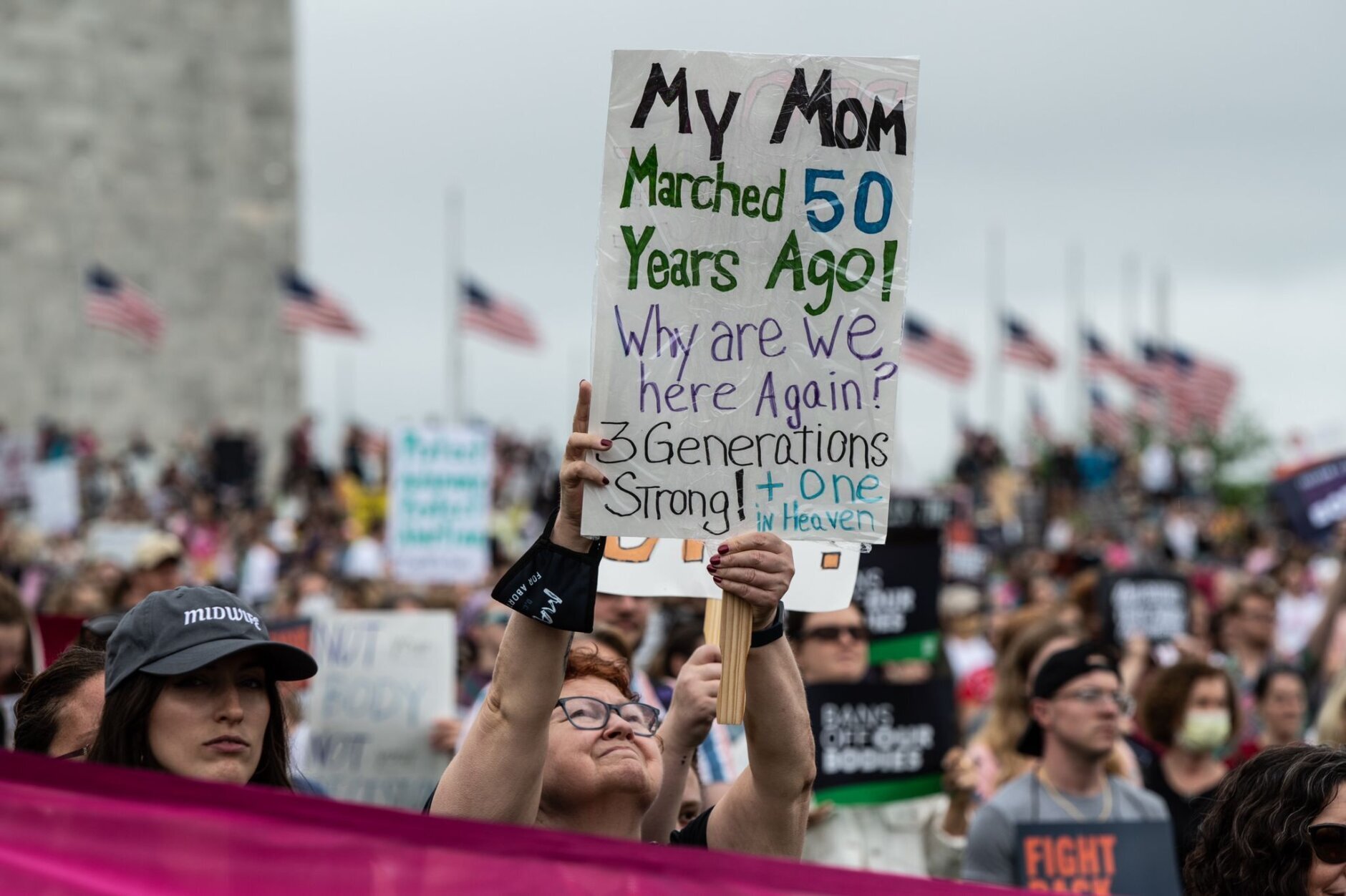 <p>The 1972 landmark Supreme Court decision Roe v. Wade made abortion care legal in the United States. Now, 50 years later, the decision may be overturned and access to abortions may become harder in certain states. (WTOP/Alejandro Alvarez)</p>
