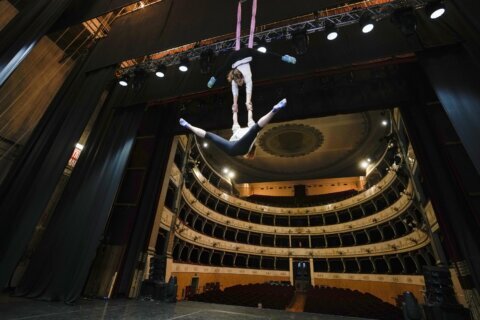 Ukrainian circus comes to town, and stays in Italy, amid war