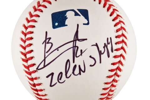 Baseball signed by Zelenskyy sells at auction for $50,000