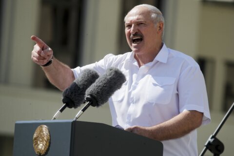 The AP Interview: Belarus admits Russia's war 'drags on'