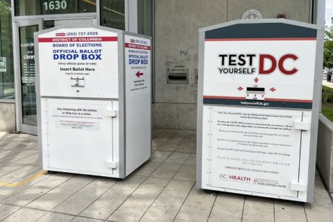 Is that box for mail-in ballots or COVID tests? DC aims to head-off confusion