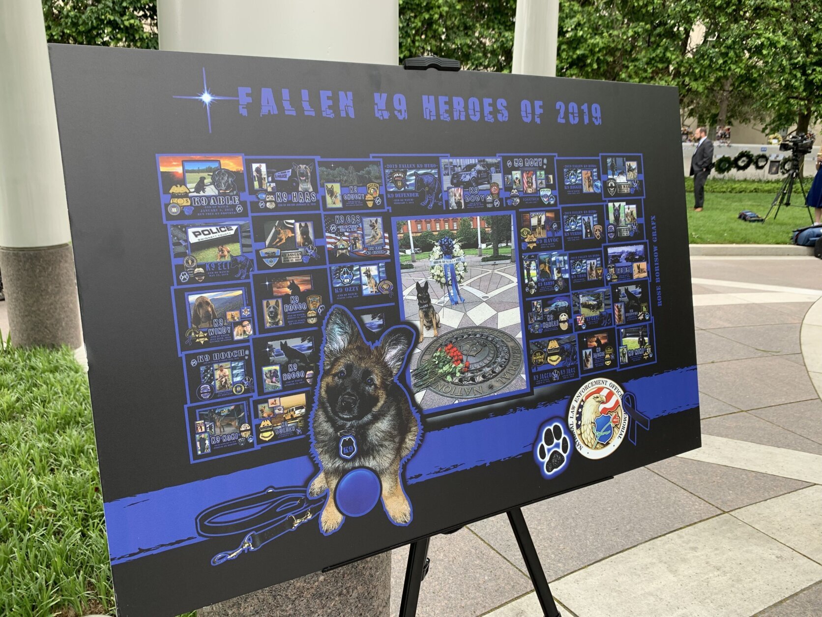 <p>The K-9 memorial ceremony started in 2018, continued in 2019, but the event in 2020 was canceled due to the national COVID-19 emergency.</p>
