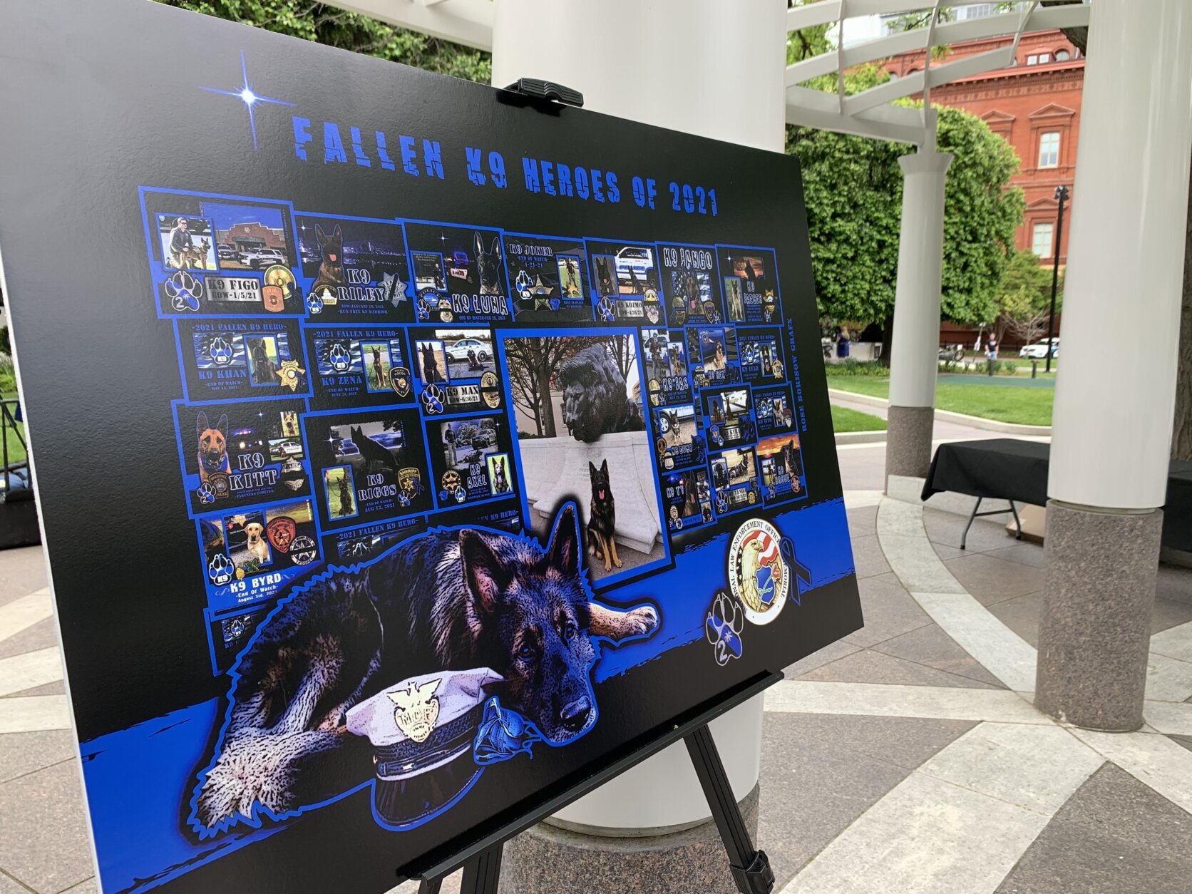 <p>“That&#8217;s why this was a little bit [of a] longer service because we honored the three years as they should have been honored,” Reilly said. This year&#8217;s service honored fallen police dogs from around the U.S. that died on duty during 2019, 2020 and 2021.</p>
