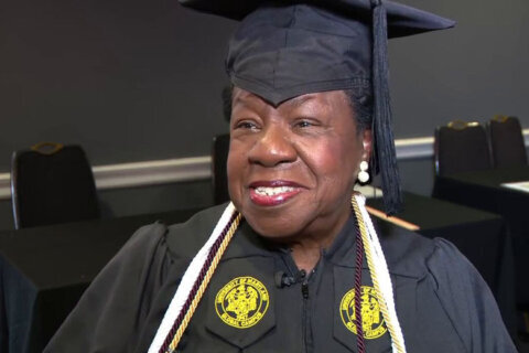 She graduated from college the day after her 82nd birthday