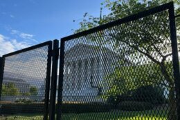 The Supreme Court behind fencing