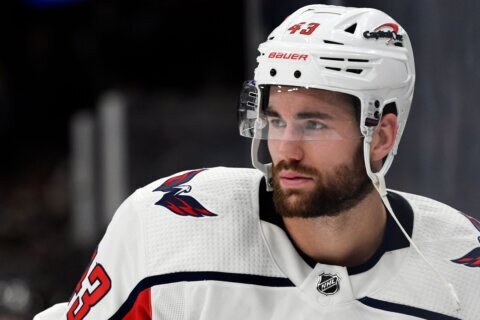 Tom Wilson remains day-to-day, not present at morning skate