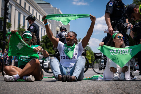 Nearly 200 arrested in support of abortion rights near Supreme Court