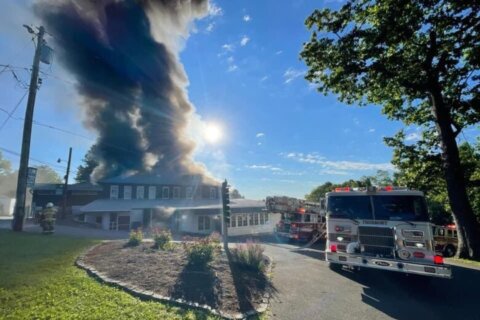 Summer camp building in Frederick Co. engulfed in flames
