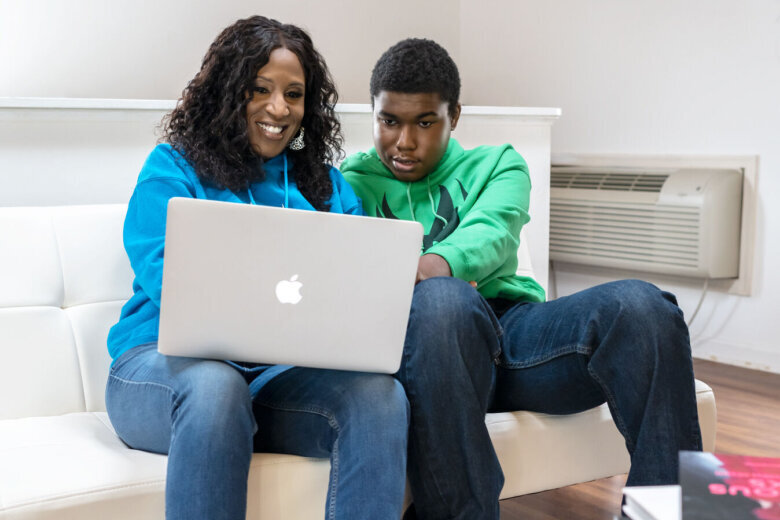 Apparel startup CEO Tiffany Hamilton and her son Isaiah recently founded Victor Wear, a black-owned activewear brand