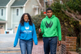 Apparel startup CEO Tiffany Hamilton and her son Isaiah recently founded Victor Wear, a black-owned activewear brand.