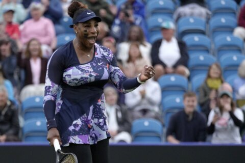Serena Williams wins 1st match of comeback after year away