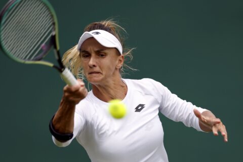 Ukrainians have war on mind during 1st-round Wimbledon wins