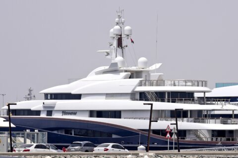 Yacht of wealthiest Russian oligarch docked in haven Dubai