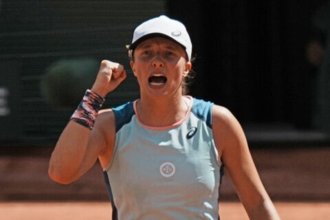Iga Swiatek wins her second French Open title, beating Coco Gauff 6-1, 6-3