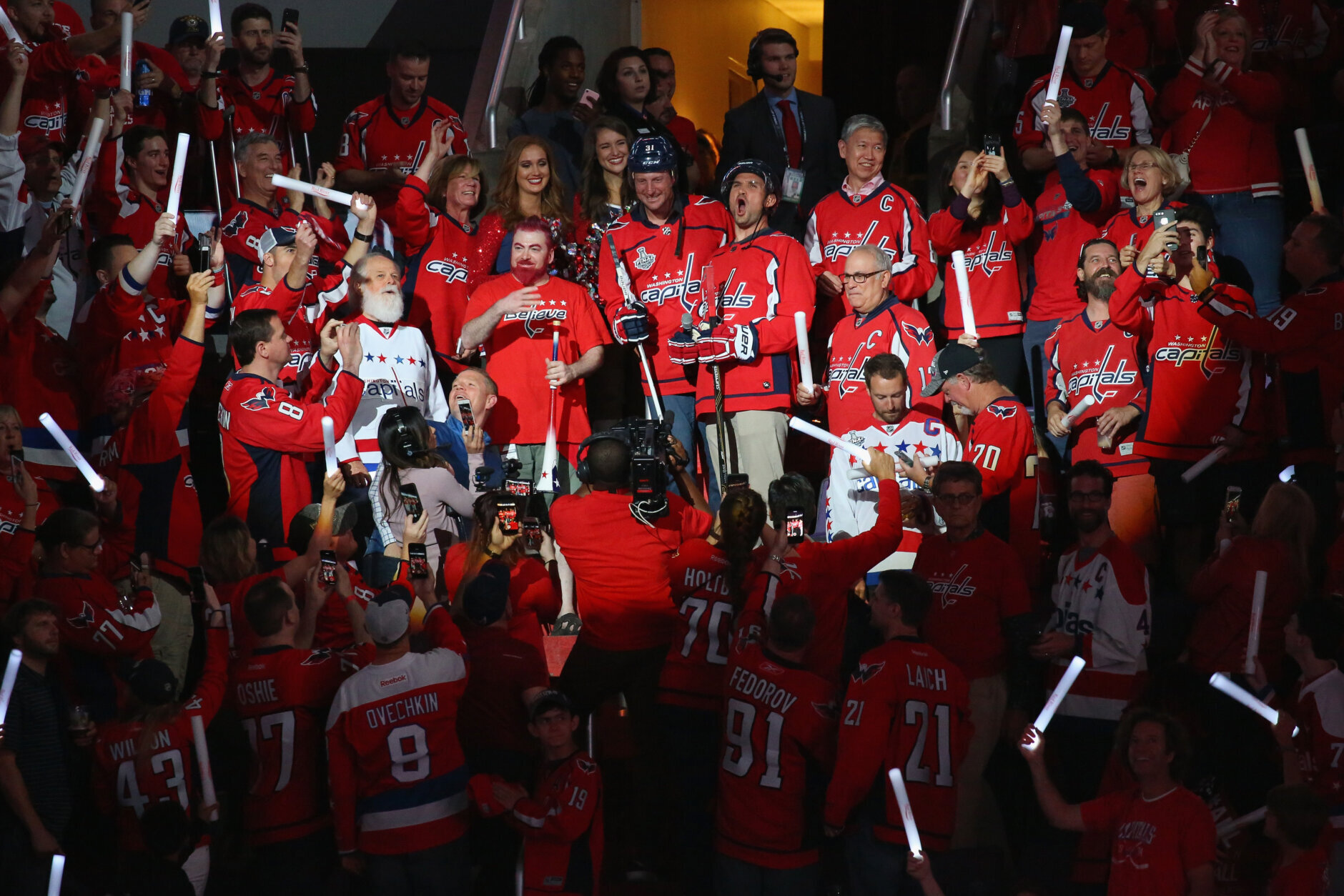 <h4>8. At home on the ice as well</h4>
<p>More than just a player who spent his career here, Ryan and his family became a part of the community.</p>
<p>And when the Washington Capitals advanced to the Stanley Cup Finals in 2018, who was there to cheer them on for the pregame “Let Go Caps!” than Zim and Max Scherzer.</p>
<p>Rock the Red, indeed …</p>
