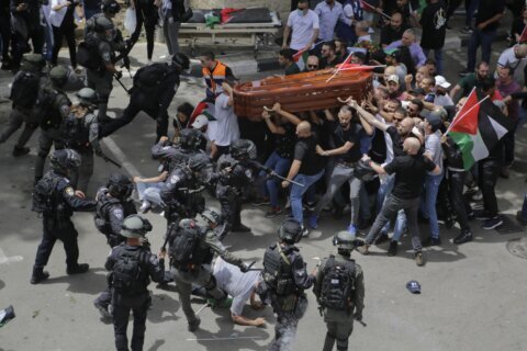 Report: Israeli police clear officers at reporter’s funeral