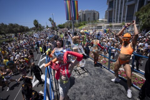 Pride parade in Tel Aviv draws tens of thousands
