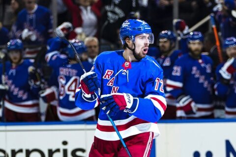 Kid Line helping Rangers get first series lead this playoffs