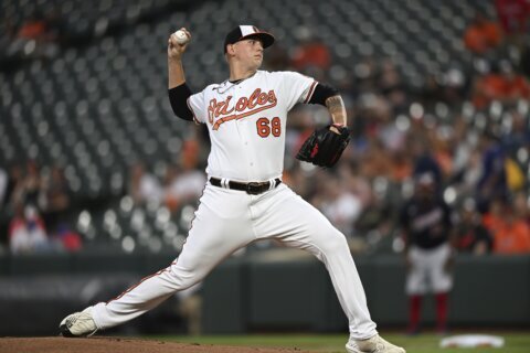 Hays hits for cycle to help Orioles beat Nationals 7-0