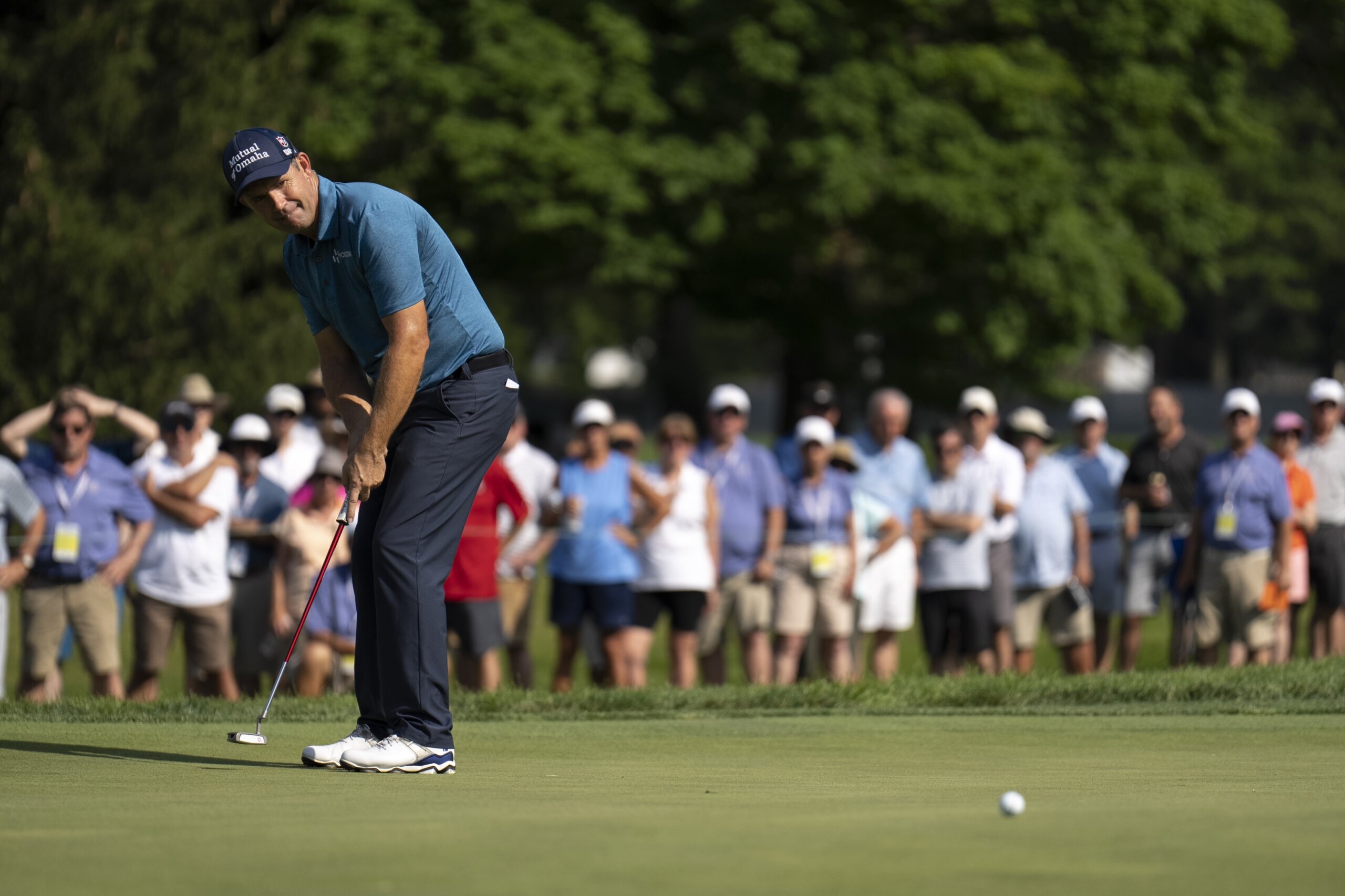 Harrington holds on to edge Stricker and win US Senior Open WTOP News