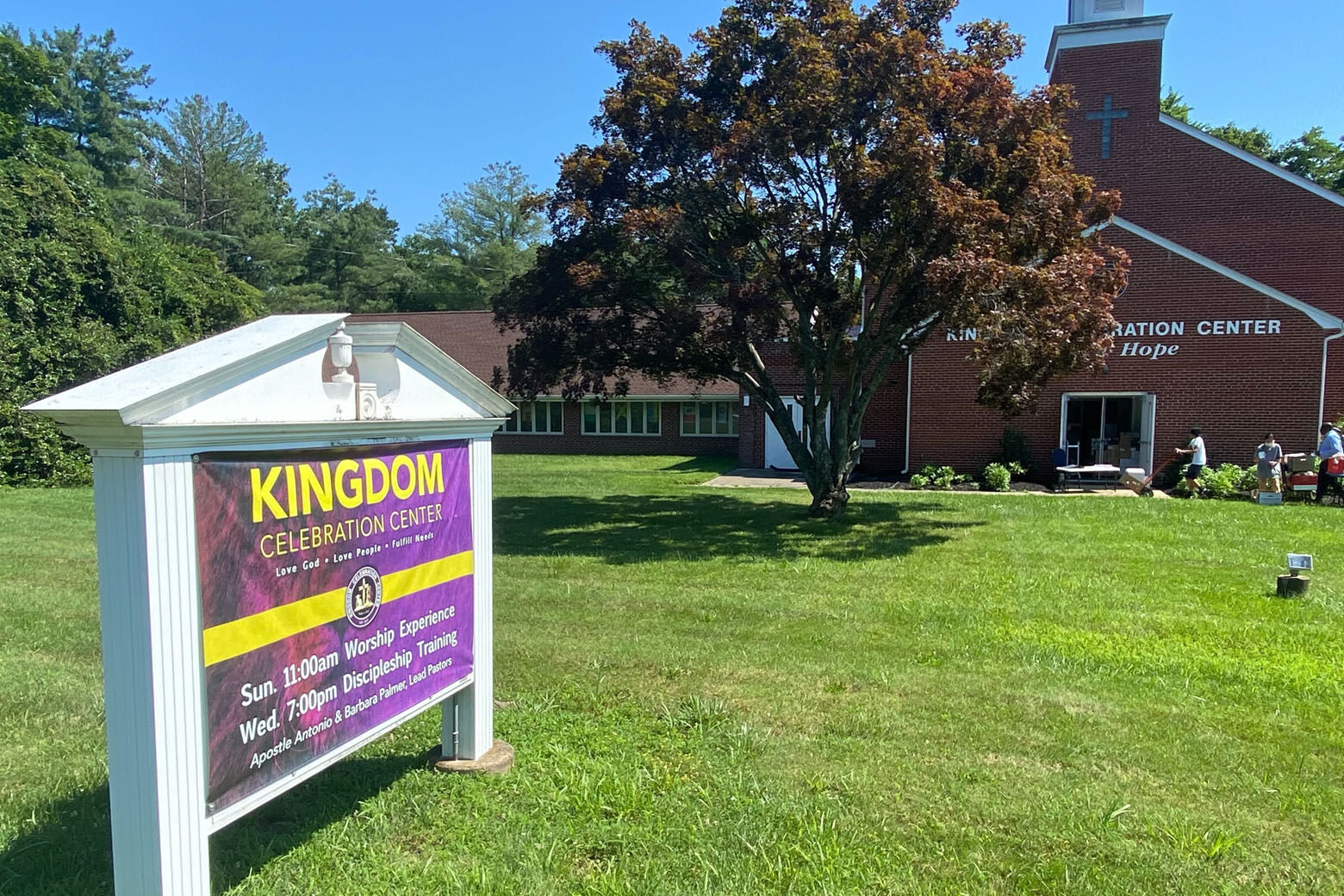 A string of hate-inspired vandalisms targeting Anne Arundel churches within the past few months is bringing local religious and political leaders together. (WTOP/John Domen)