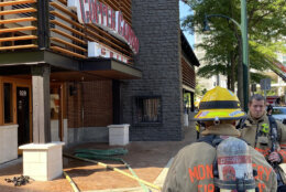 A second alarm fire in downtown Silver Spring caused "extensive damage" to the Copper Canyon restaurant on Ellsworth Drive. (Courtesy Montgomery County Fire and Rescue Service)