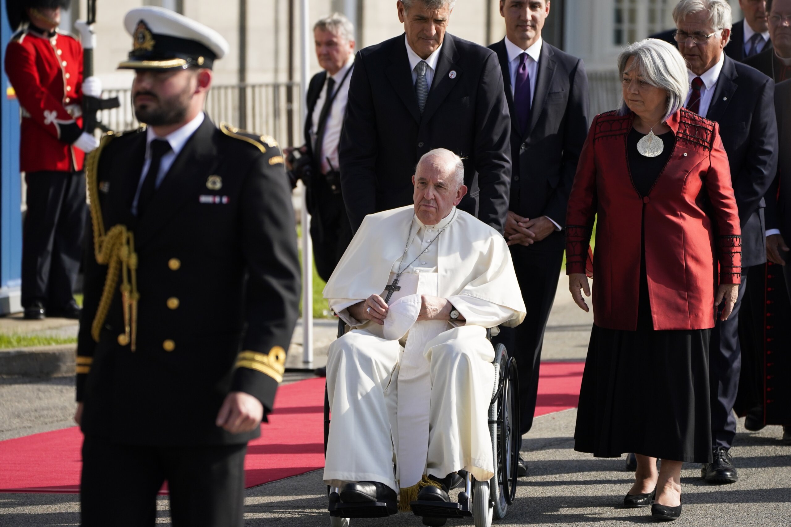 Canada Says Pope S Apology To Indigenous Not Enough WTOP News   APTOPIX Canada Pope 77697 Scaled 