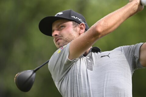 Svensson holds first-round lead at Barbasol Championship