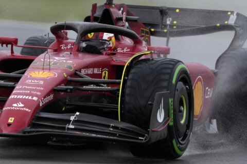 Sainz takes 1st pole, Verstappen booed at British GP