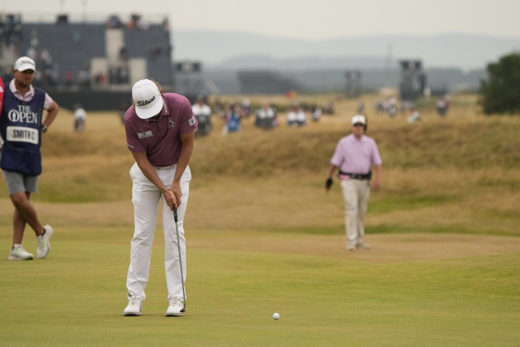 Key hole from final round of the British Open