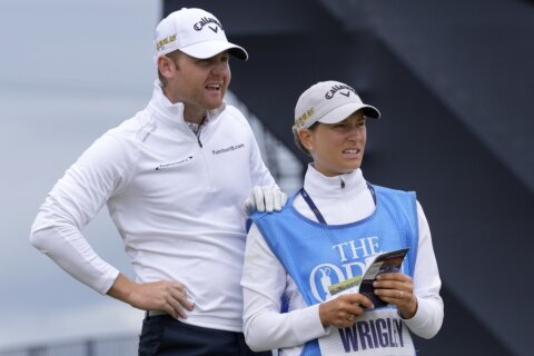Newlyweds team up for week of their lives at St. Andrews