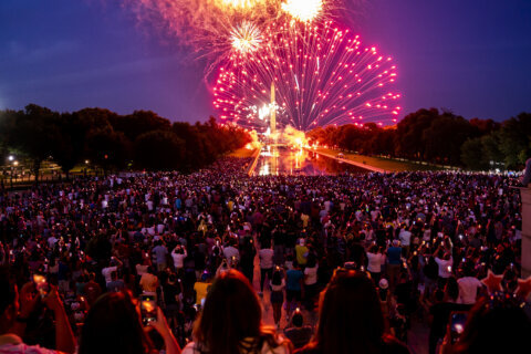 Thousands gather at National Mall for July Fourth fireworks over DC