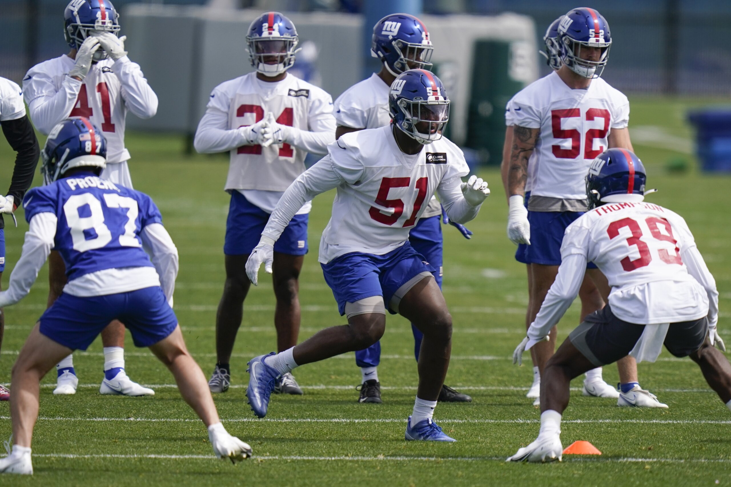 Giants LB Ojulari unable to practice with hamstring injury WTOP News