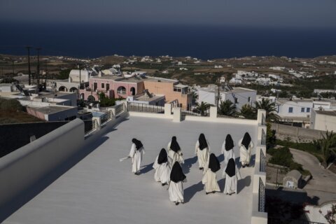 On Greece’s Santorini, 13 cloistered nuns pray for the world