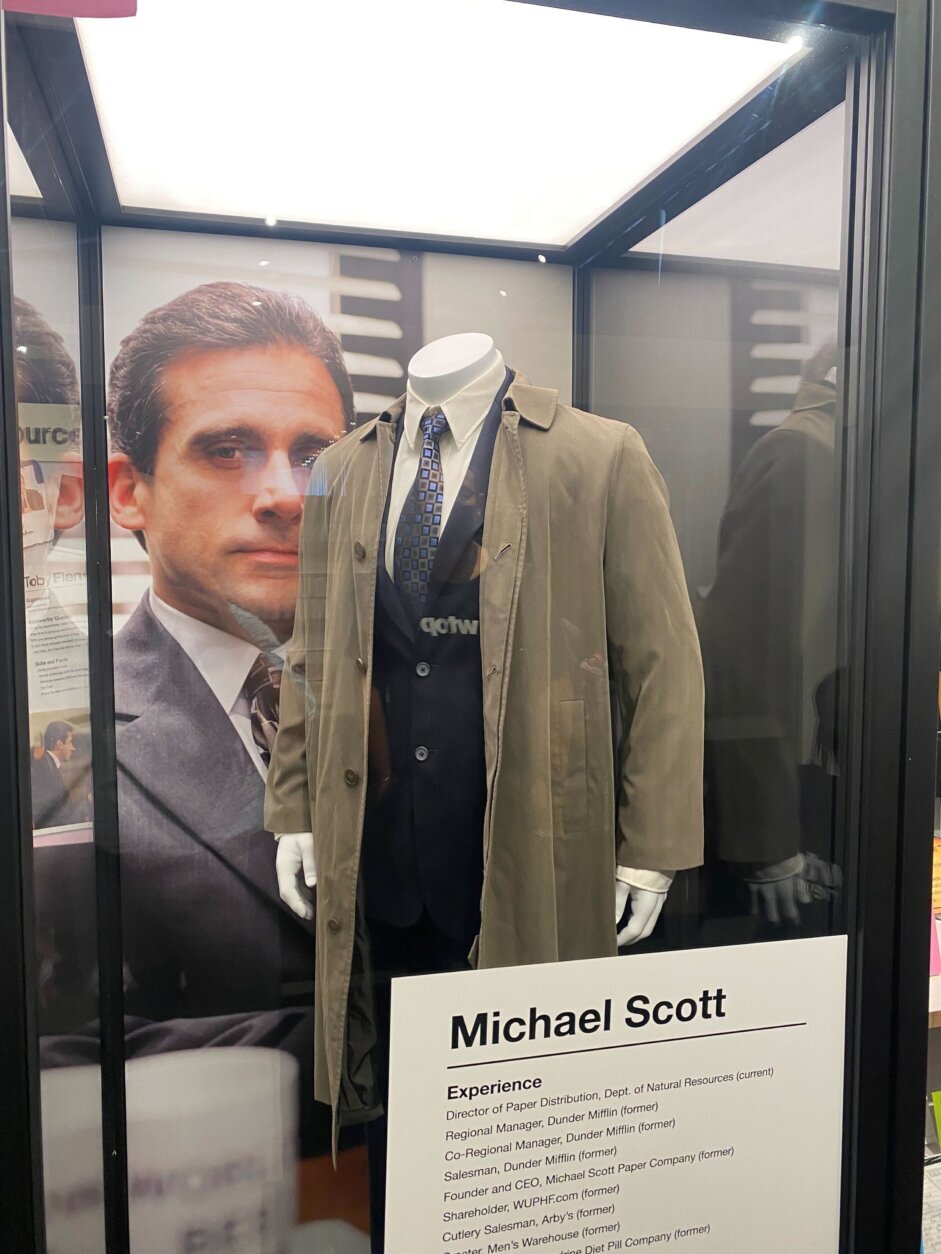 Michael Scott's signature suit from the office.