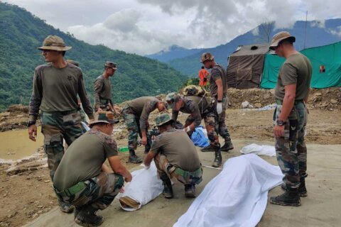 Rescuers recover 26 dead from mudslide in India’s northeast