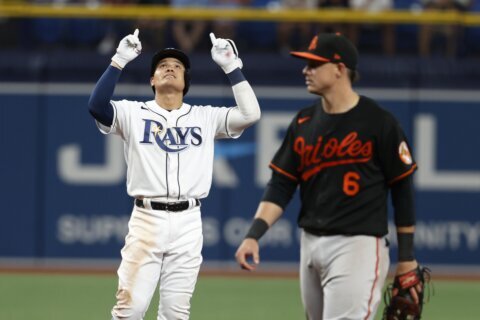 Orioles’ win streak ends at 10; Bethancourt, Rays rally