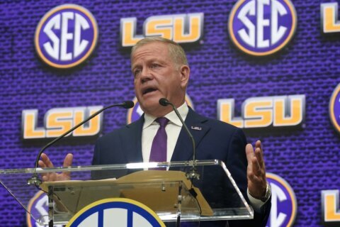 LSU’s Kelly frank about uncertainty as camp kicks off