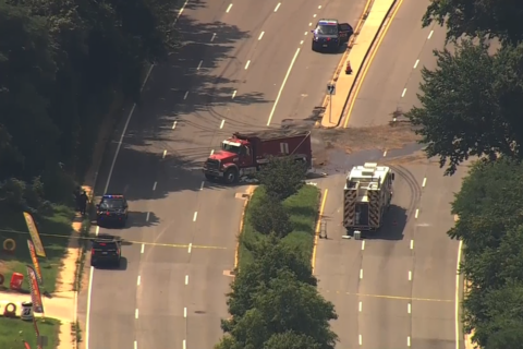 1 dead after dump truck-motorcycle crash in Capitol Heights
