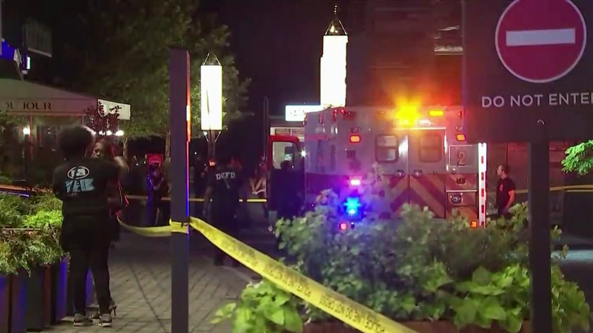 DC police reviewing surveillance footage in shooting by offduty