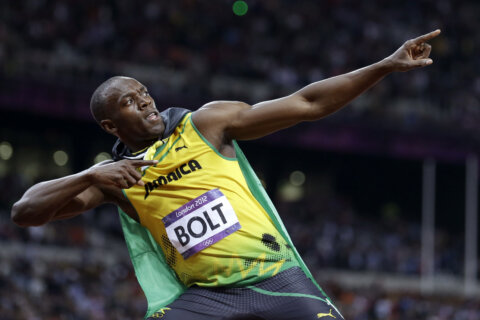 Sportlight-Usain Bolt wins the 200 meters