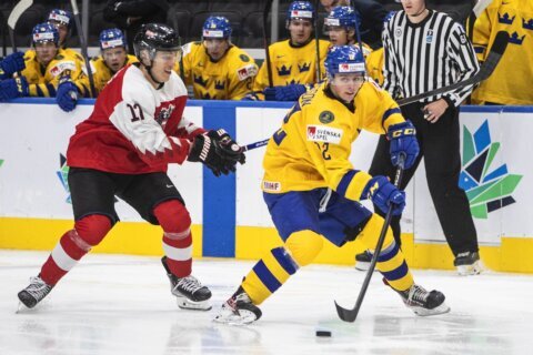 Sweden beats Austria 6-0 to improve to 2-0 in world junior