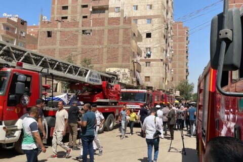 Fire at Cairo Coptic church kills 41, including 15 children