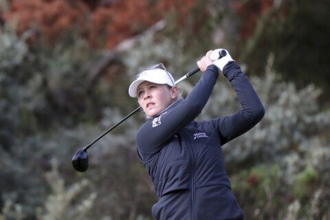 Jessica Korda makes 3 eagles, shoots 61 to tie LET record