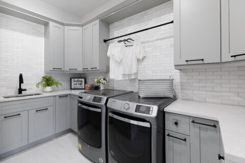 Laundry room? These days, it’s any room