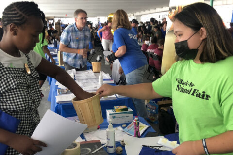 Bustling Montgomery Co. back-to-school fair helps get kids prepped for class