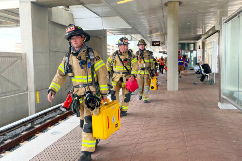 Rust on Silver Line tracks in Loudoun County delays Metro emergency drill